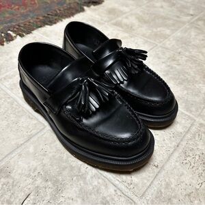 Dr. Martens Black Tassel Loafers